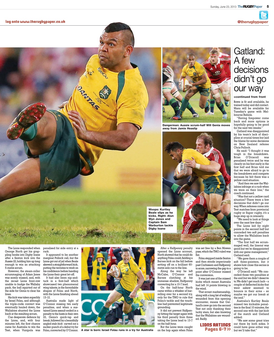 The Rugby Paper Preview Pages