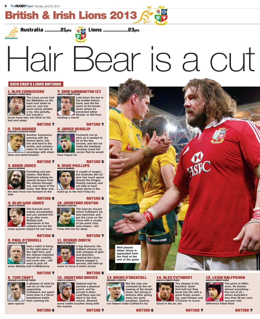 The Rugby Paper Preview Pages