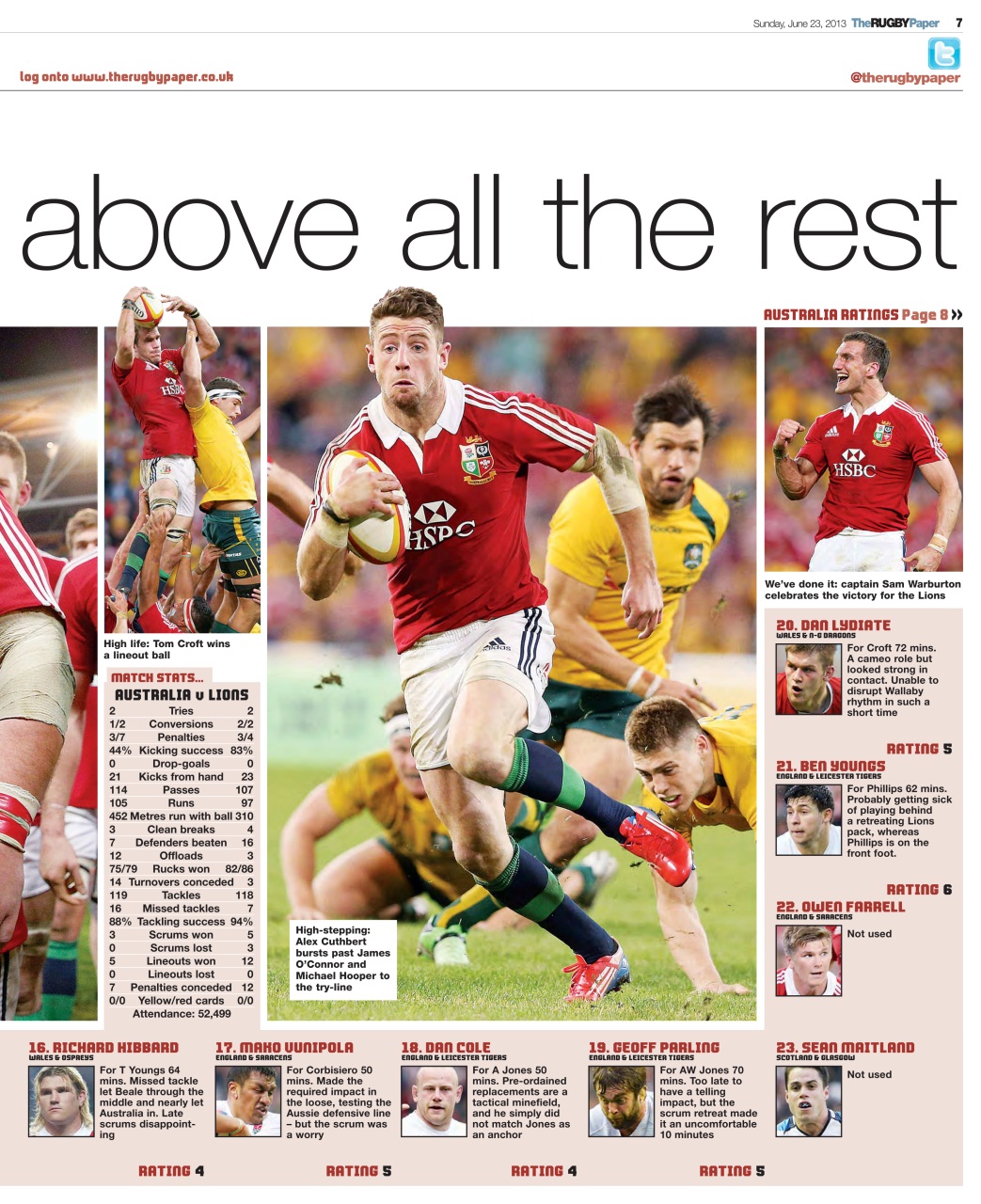 The Rugby Paper Preview Pages
