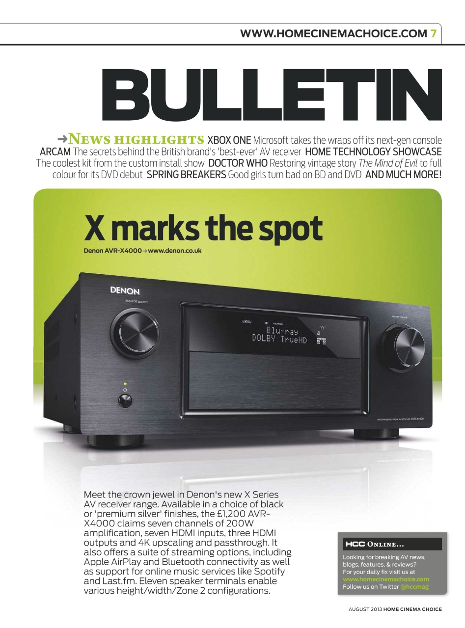 Home Cinema Choice Preview Pages