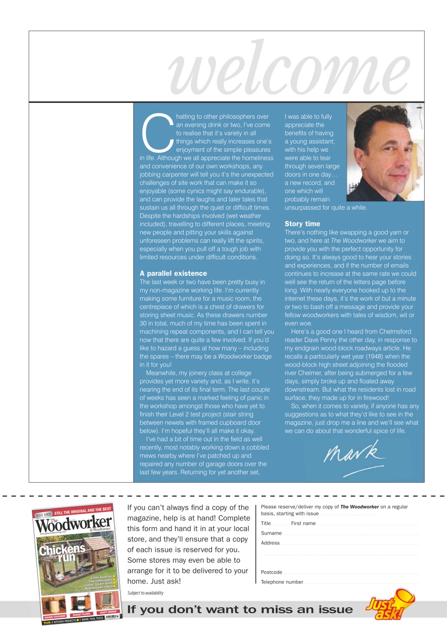The Woodworker Magazine Preview Pages