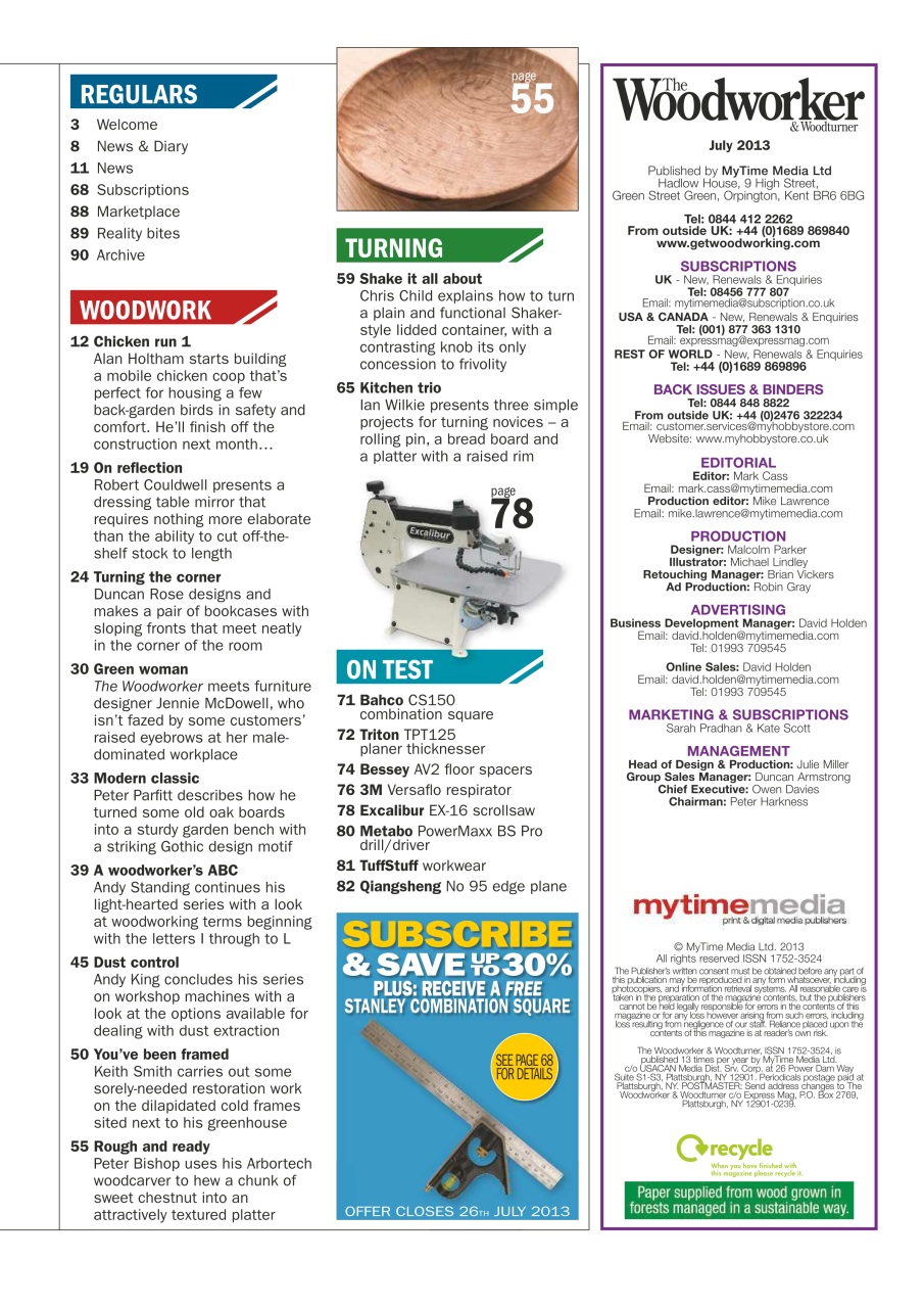 The Woodworker Magazine Preview Pages