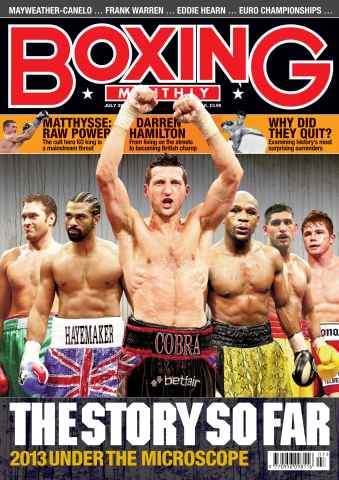 Boxing Monthly issue Boxing Monthly July 2013