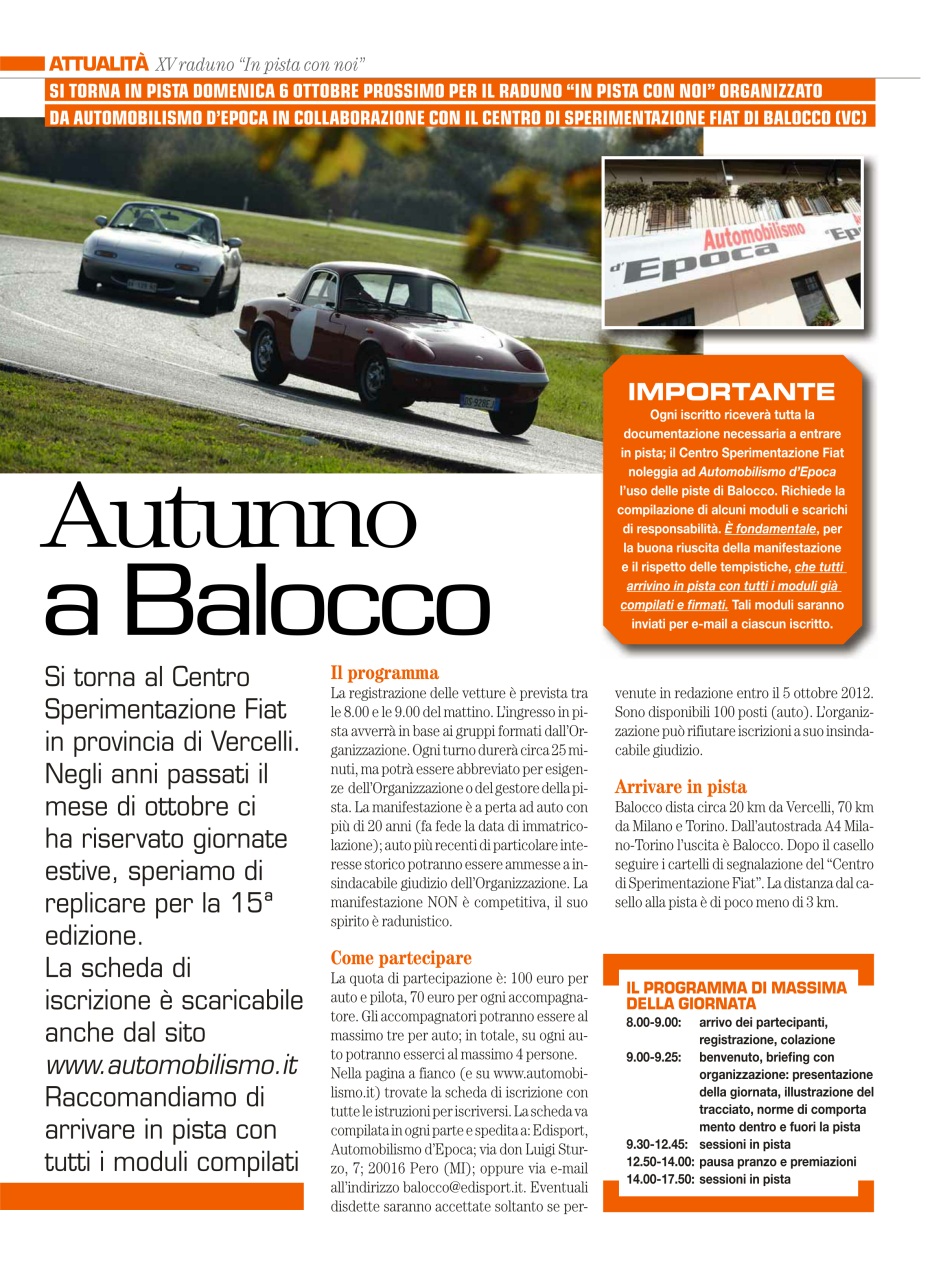 Automobilismo d'Epoca Preview Pages