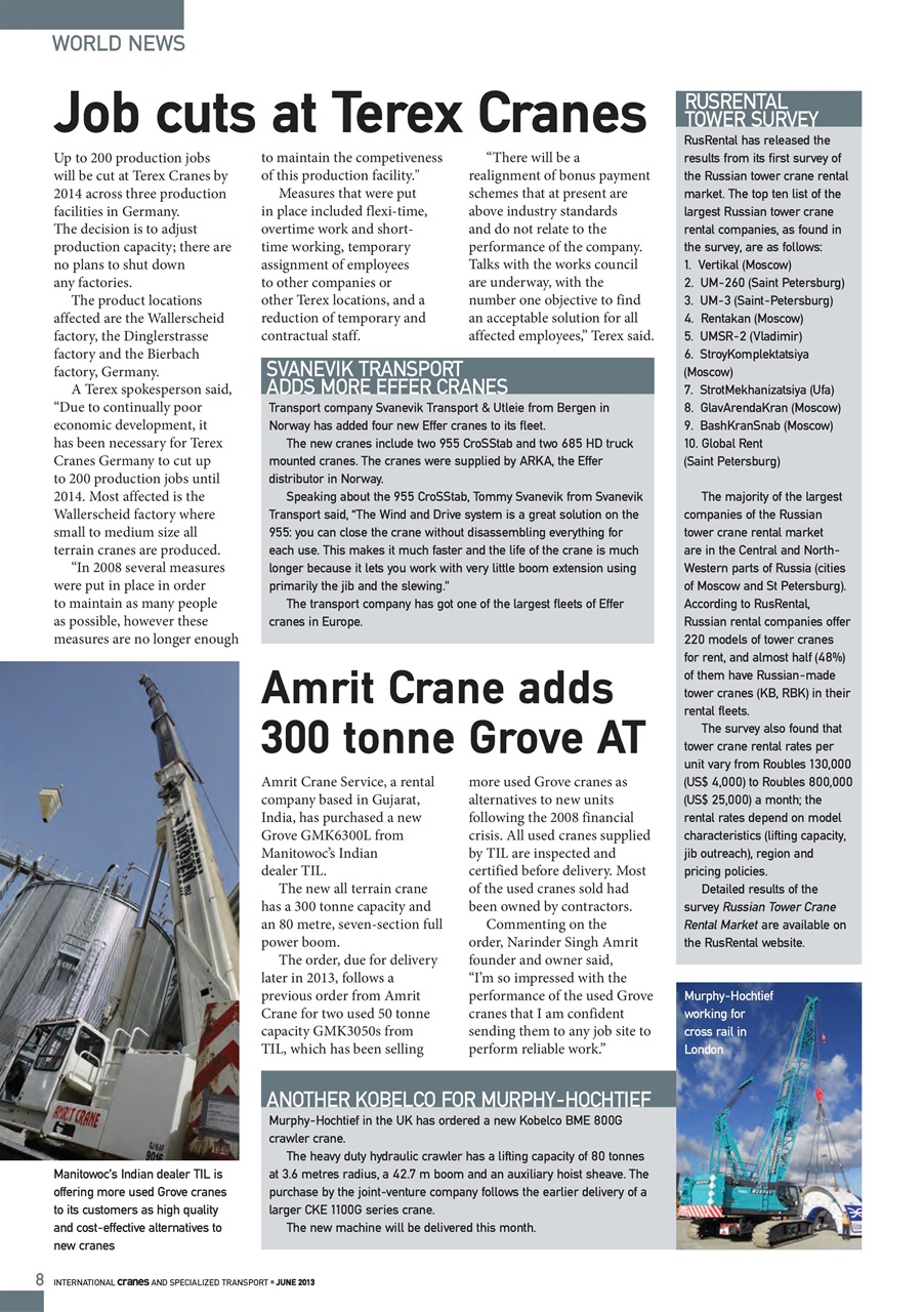 Int. Cranes and Specialized Transp Preview Pages