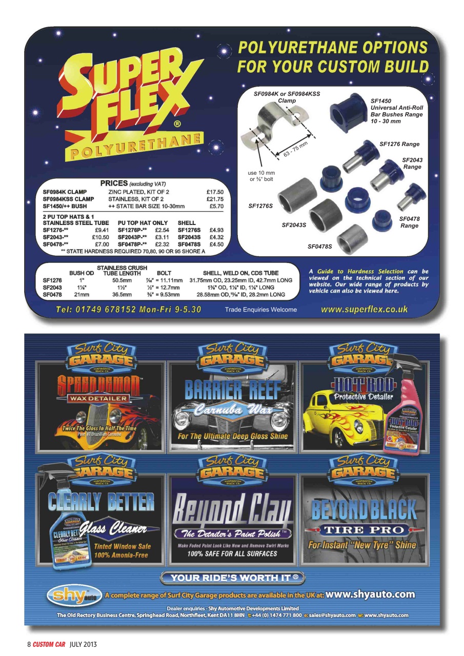 Custom Car Preview Pages