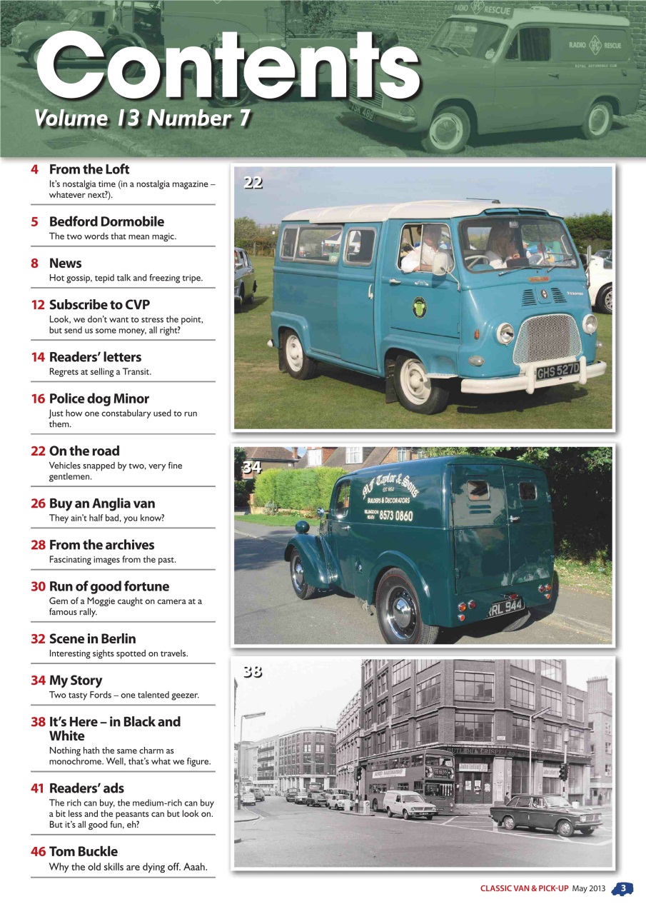 Classic Van & Pick-up Preview Pages