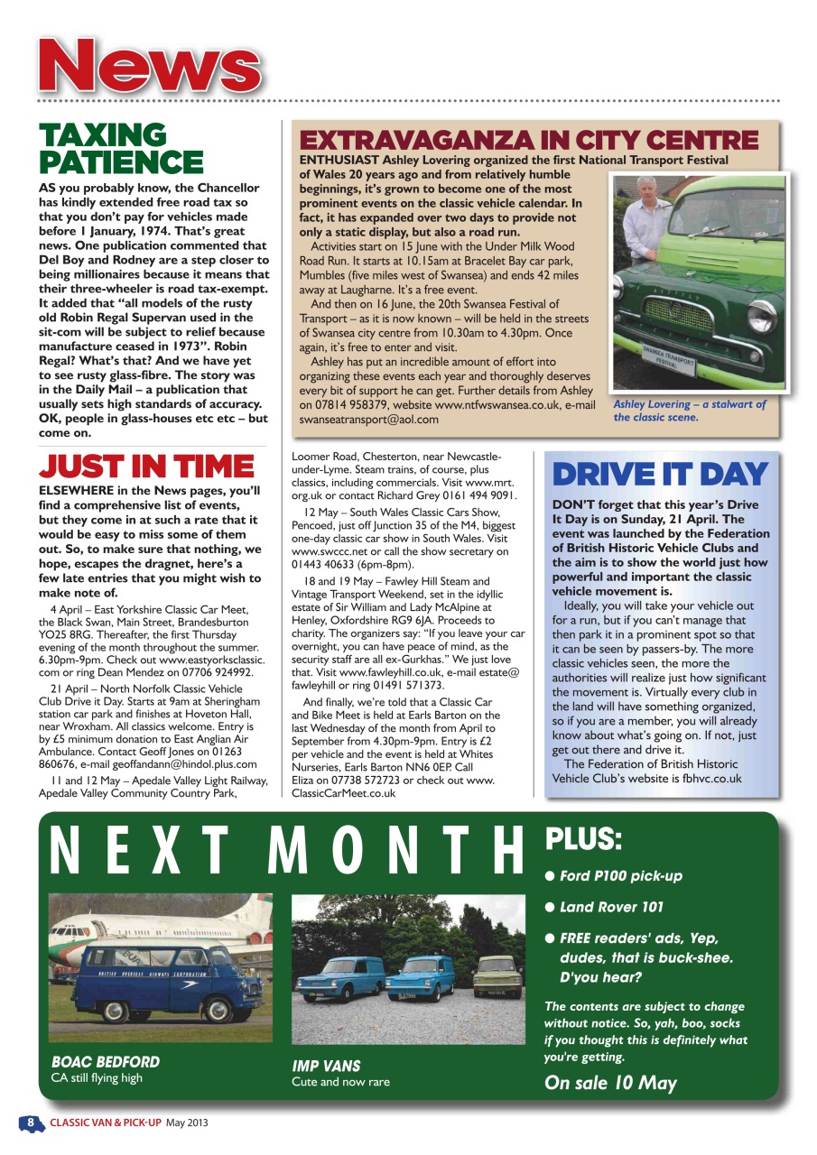 Classic Van & Pick-up Preview Pages