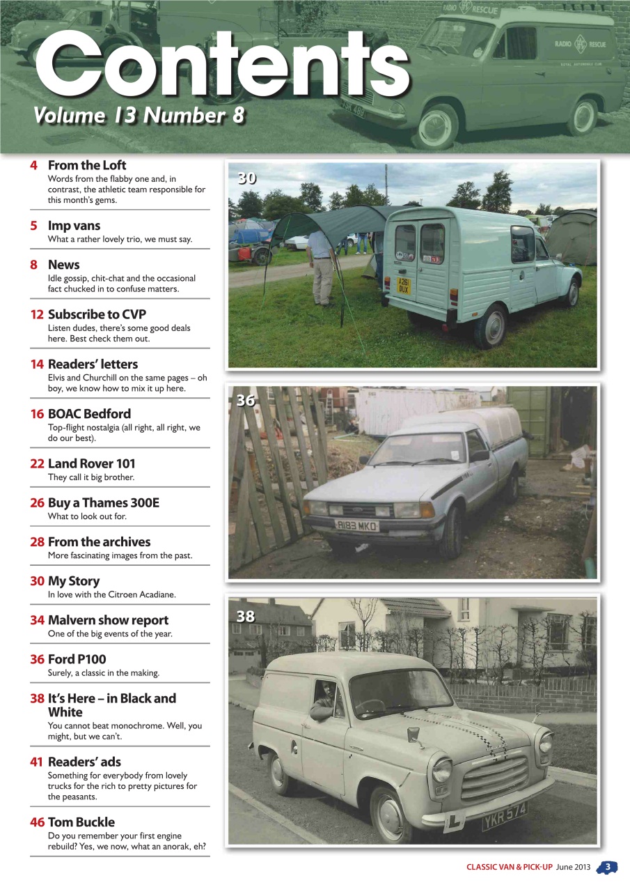 Classic Van & Pick-up Preview Pages