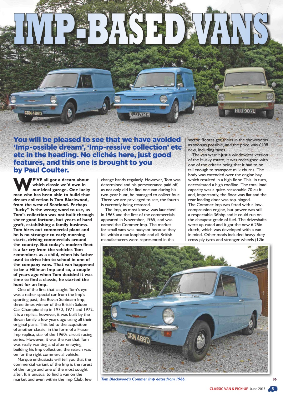 Classic Van & Pick-up Preview Pages