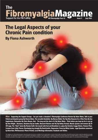 Fibromyalgia Magazine issue Fibromyalgia Magazine July 2013