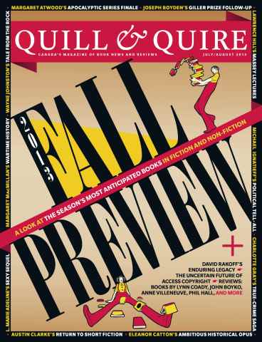 Quill & Quire issue July August 2013