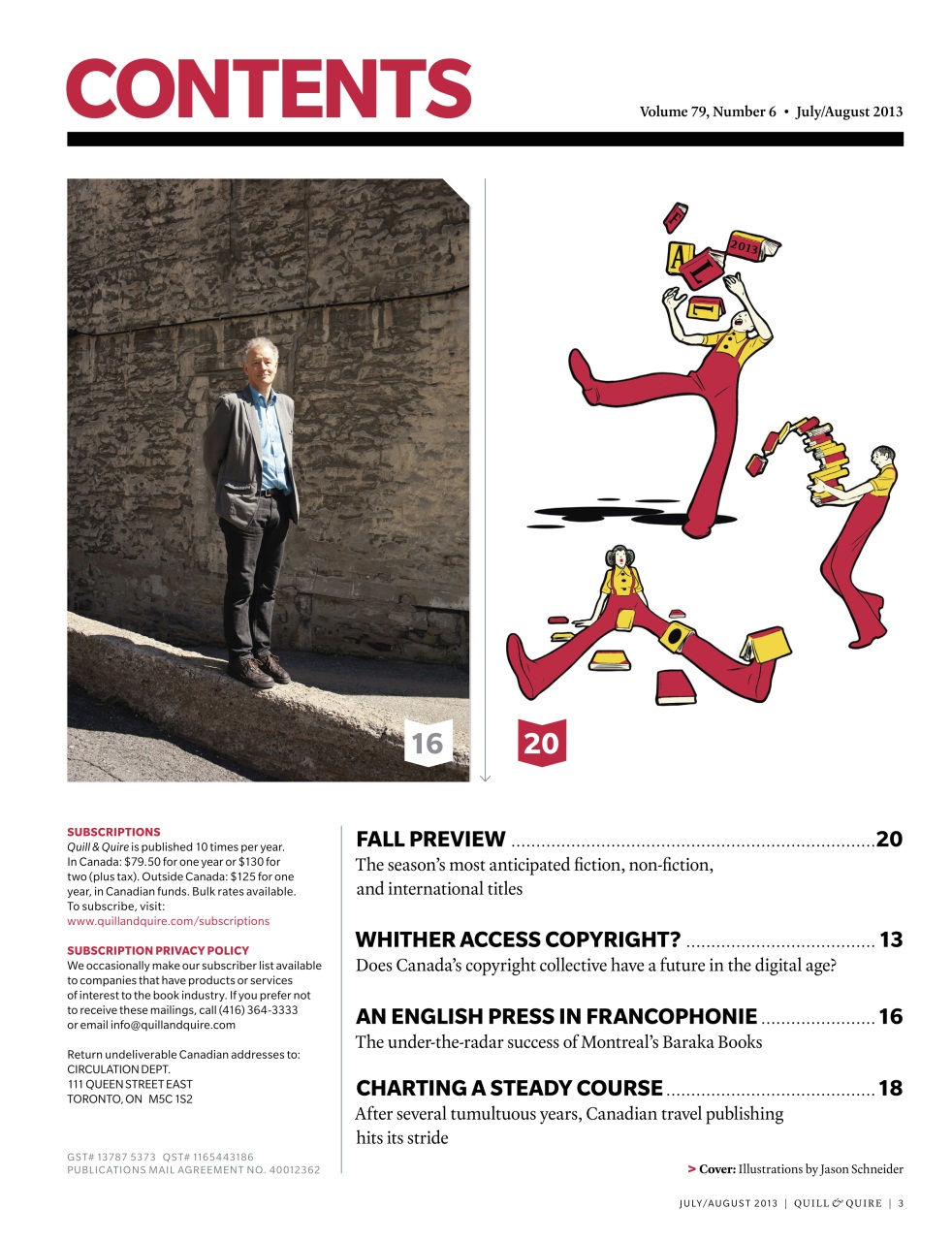 Quill & Quire Preview Pages