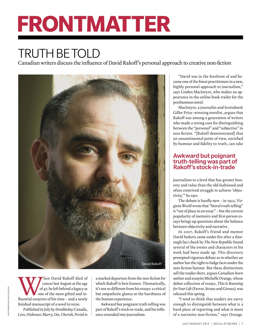 Quill & Quire Preview Pages