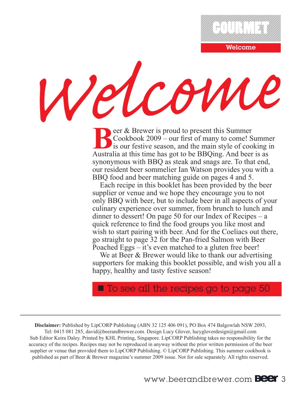 Beer and Brewer Preview Pages