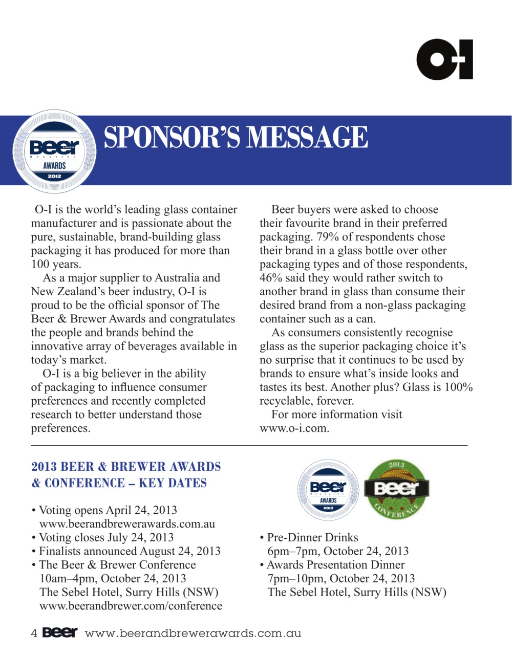 Beer and Brewer Preview Pages