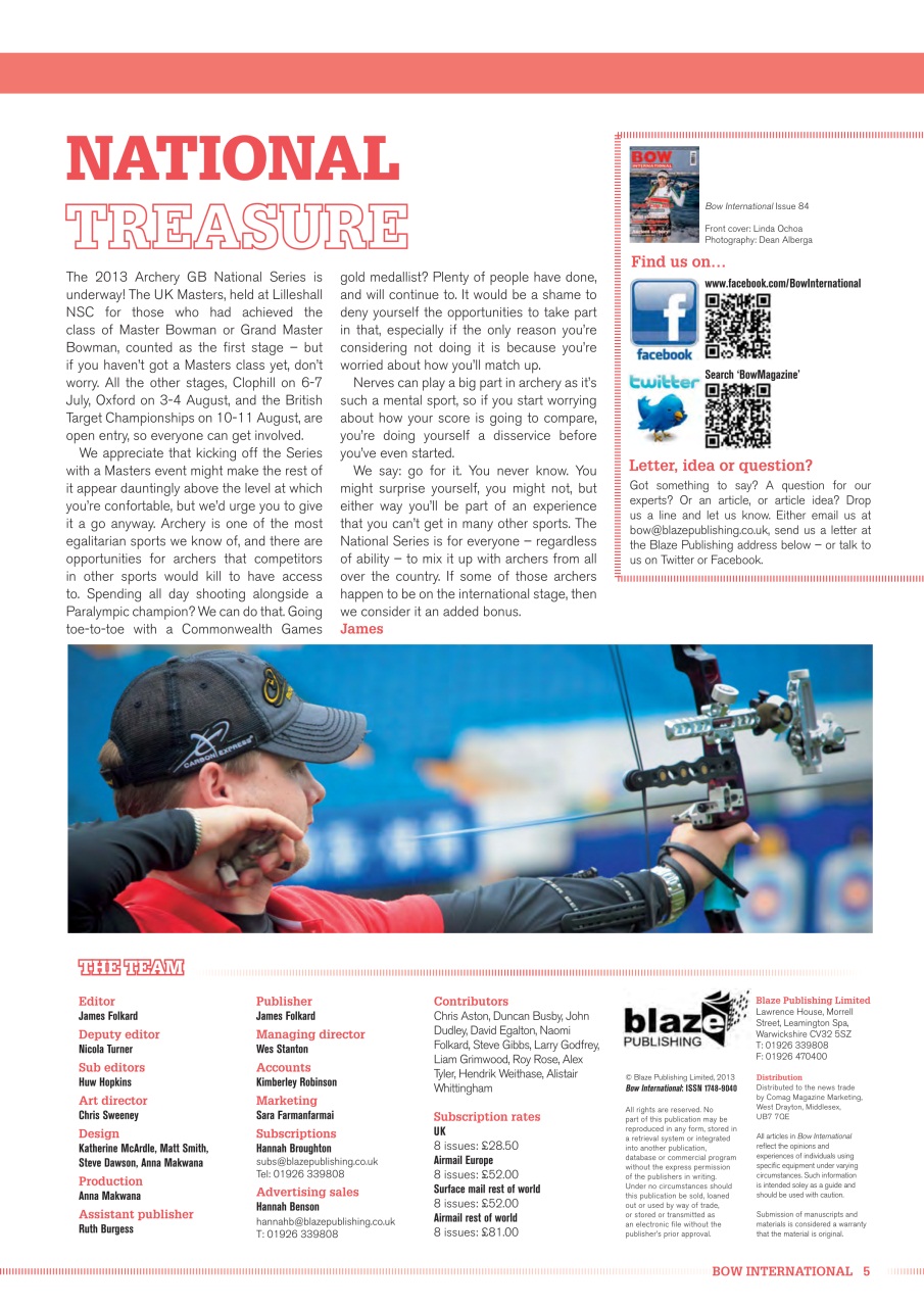 Bow International Preview Pages