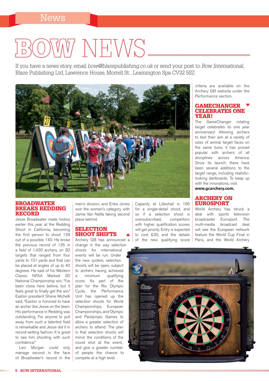 Bow International Preview Pages