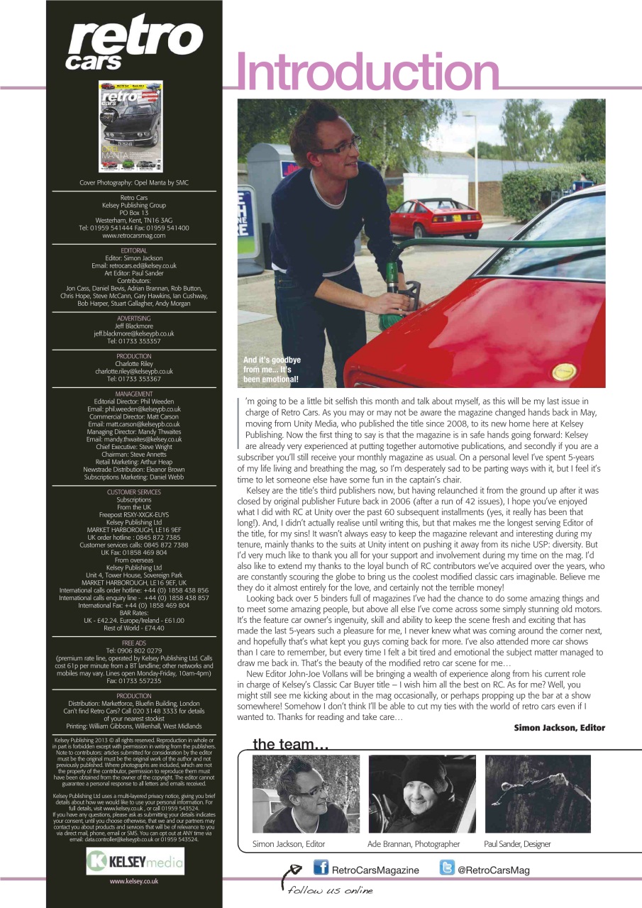 Retro Cars Preview Pages