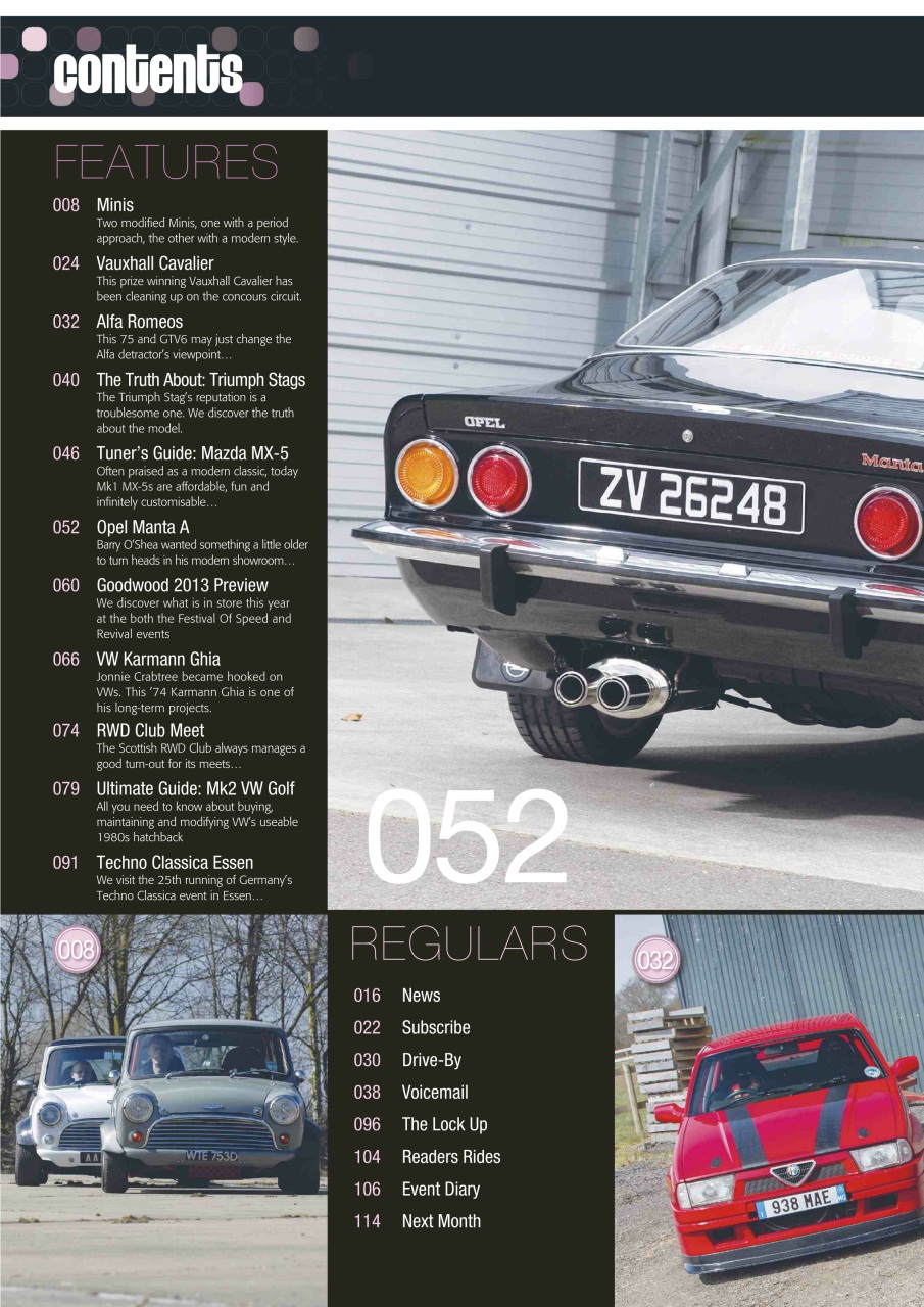 Retro Cars Preview Pages