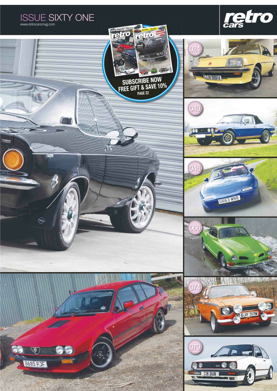 Retro Cars Preview Pages