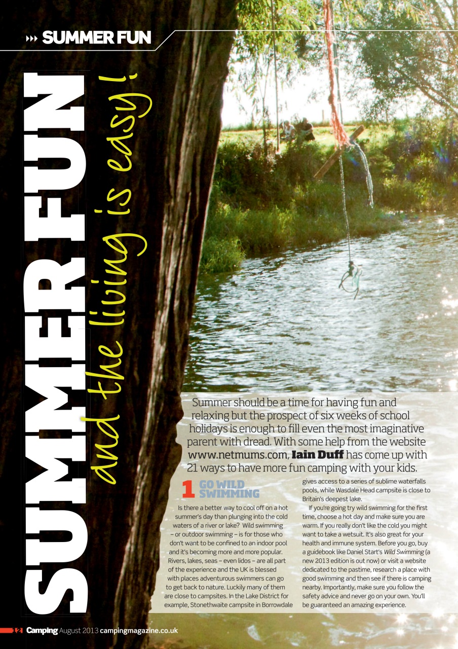 Camping Preview Pages