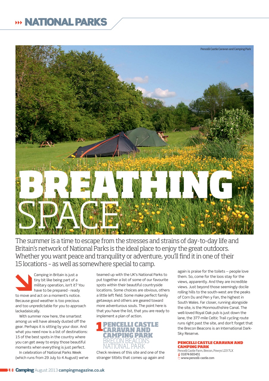 Camping Preview Pages