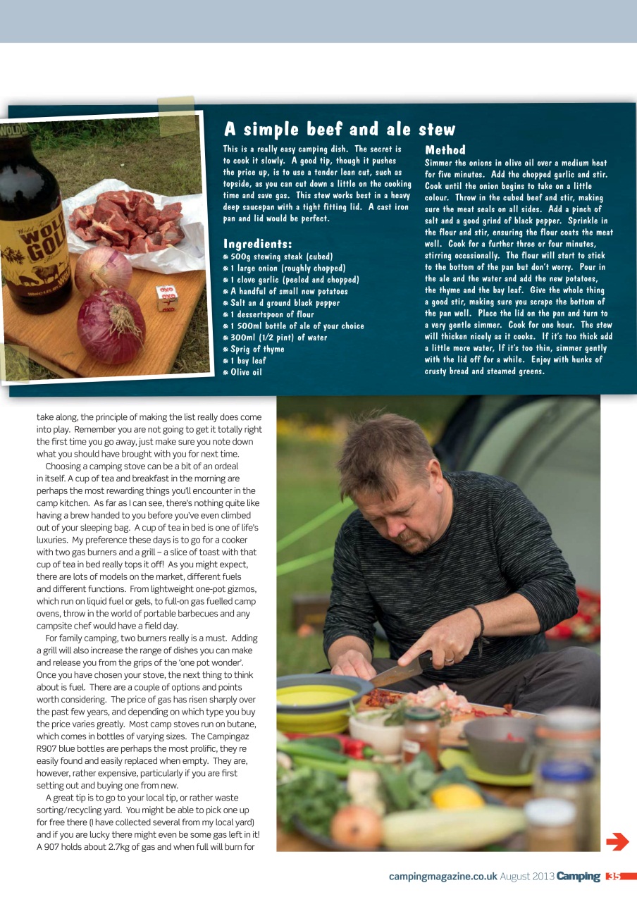 Camping Preview Pages