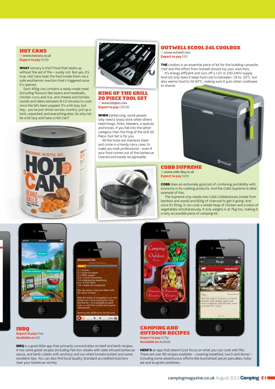 Camping Preview Pages