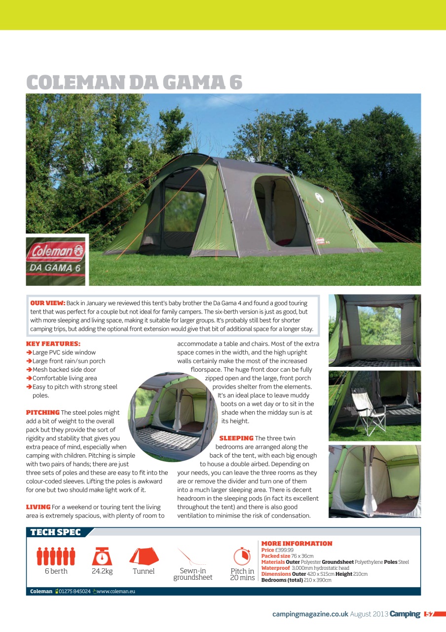 Camping Preview Pages