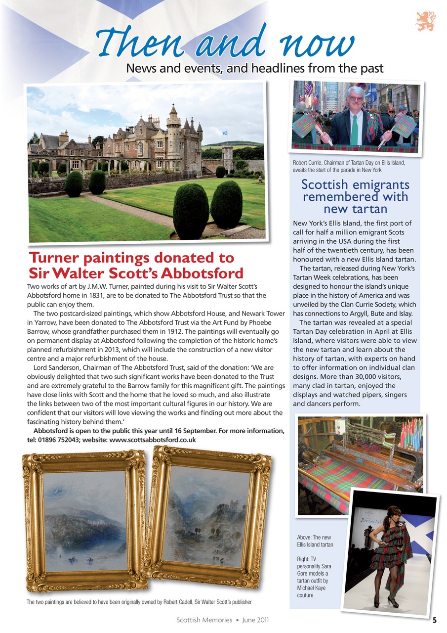 Scottish Memories Preview Pages