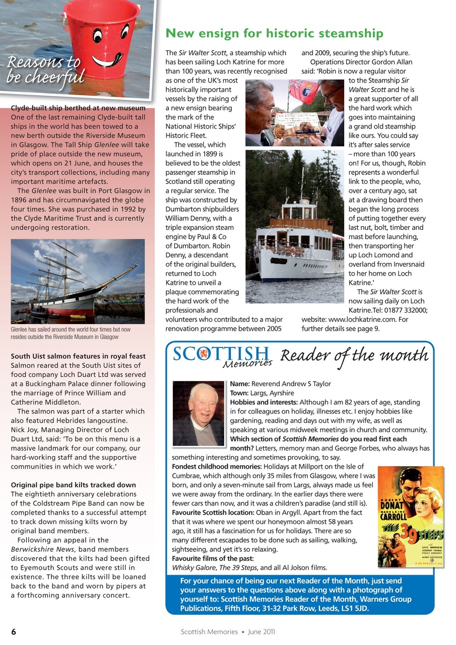 Scottish Memories Preview Pages