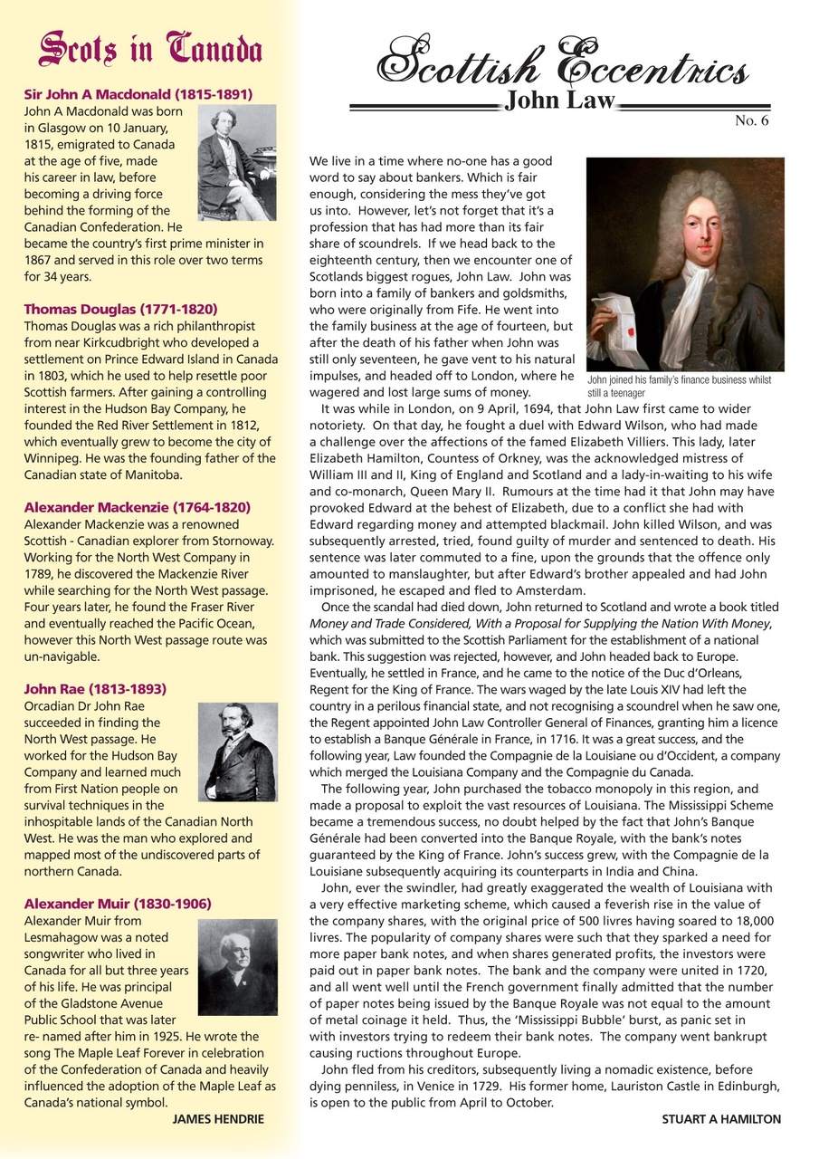 Scottish Memories Preview Pages