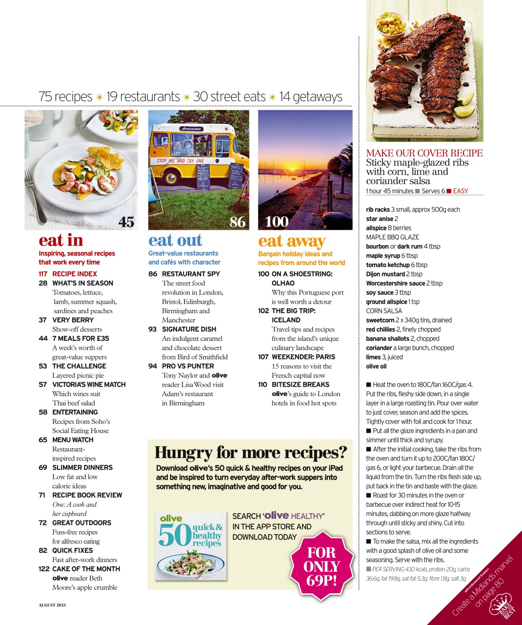 Olive Magazine Preview Pages