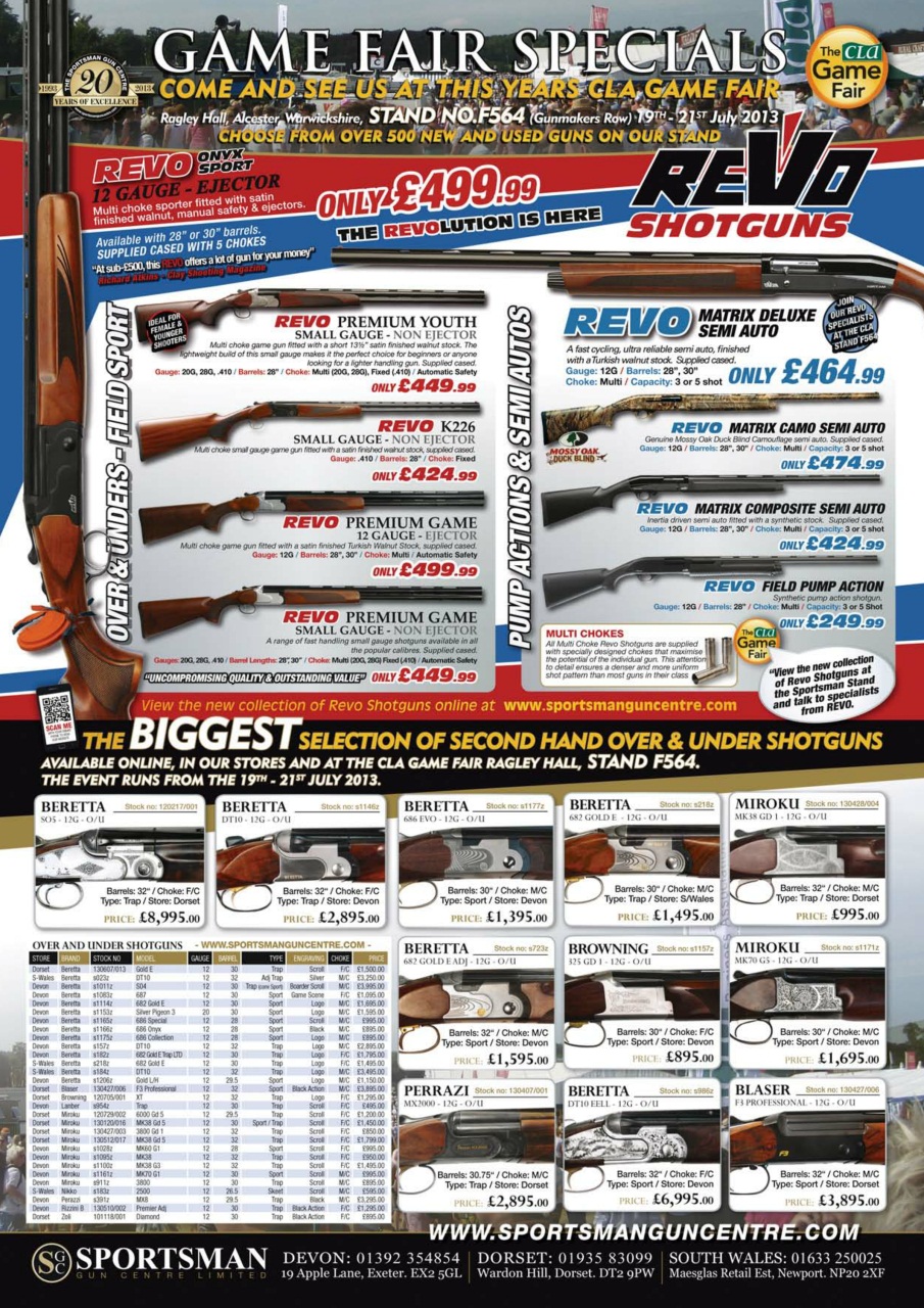 Clay Shooting Preview Pages