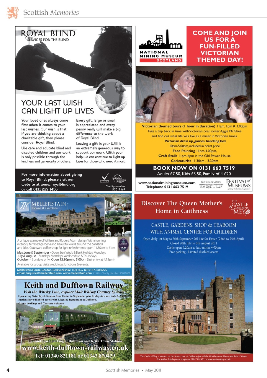 Scottish Memories Preview Pages