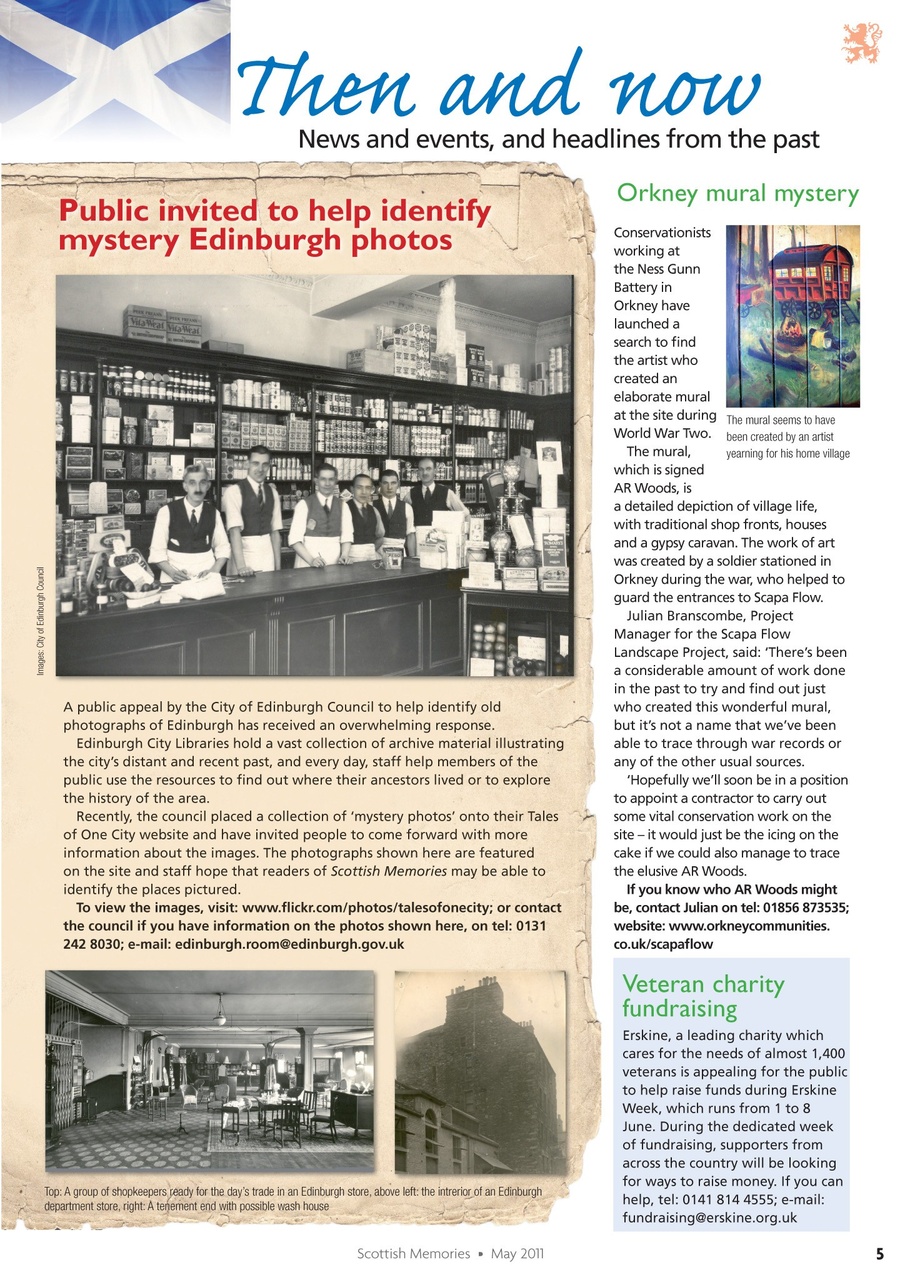 Scottish Memories Preview Pages