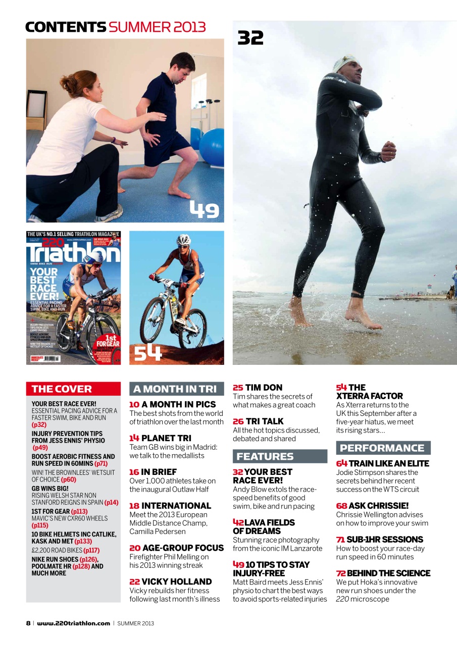 220 Triathlon Magazine Preview Pages