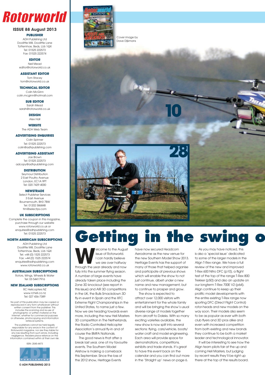 Radio Control Rotor World Preview Pages