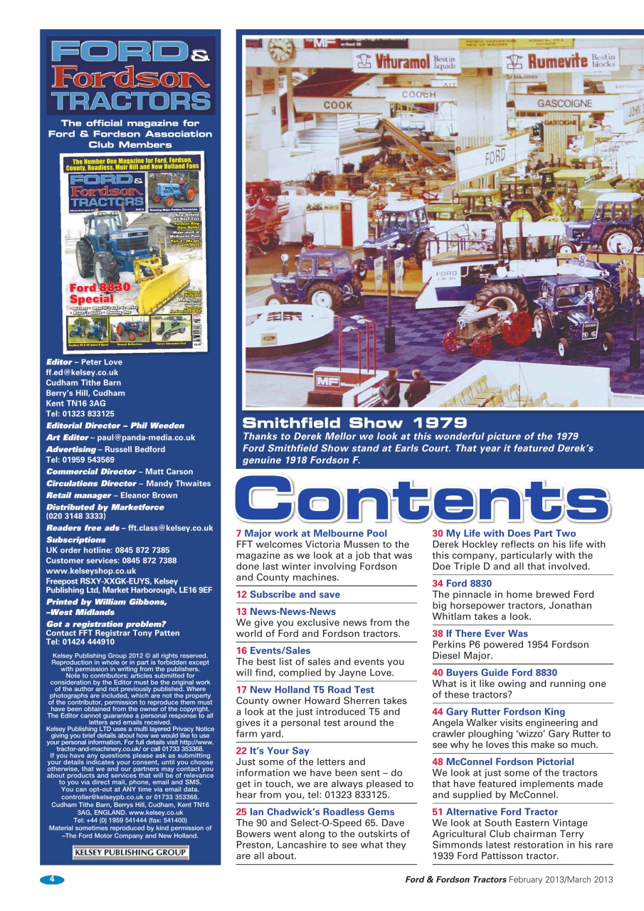 Ford & Fordson Preview Pages