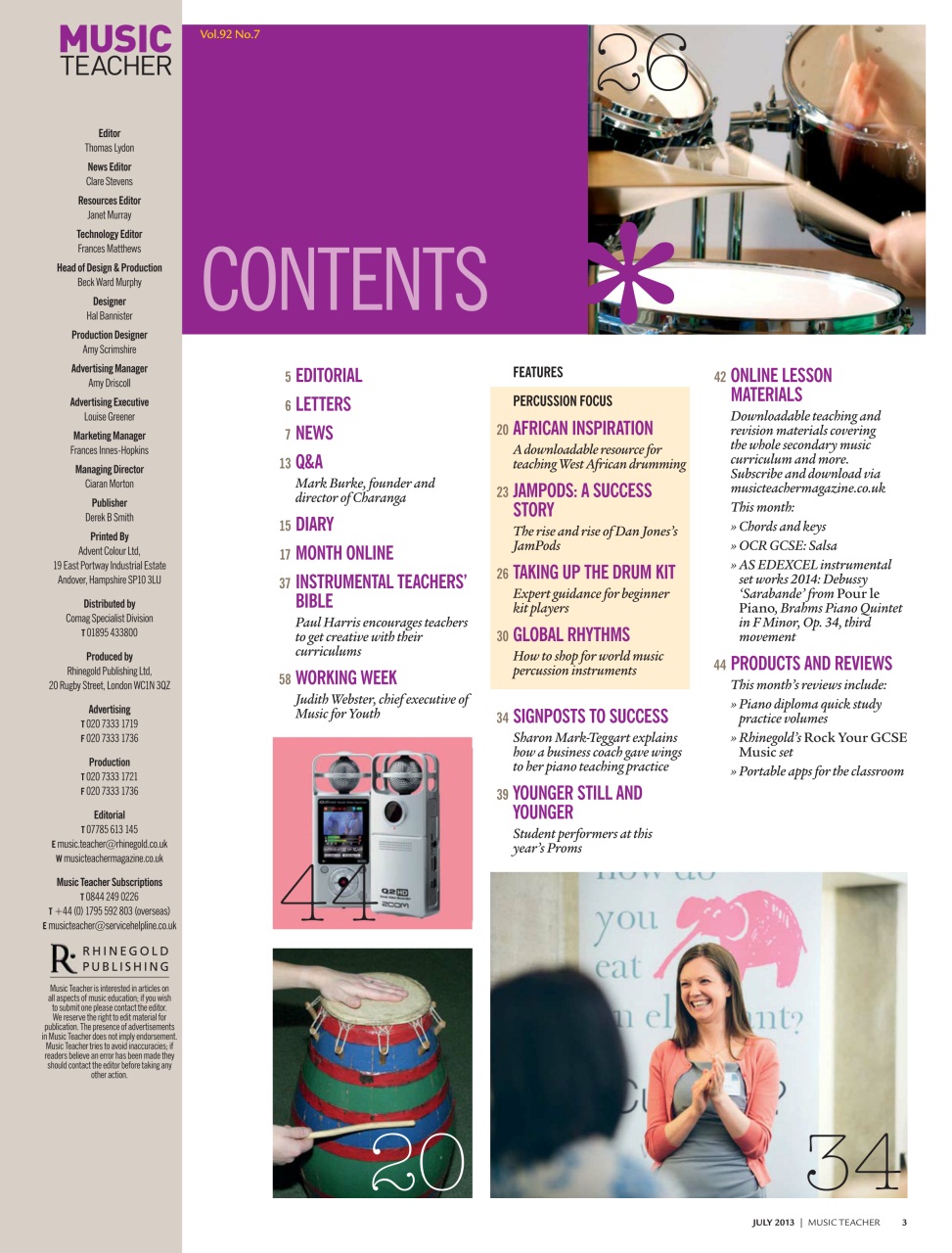 Music Teacher Preview Pages