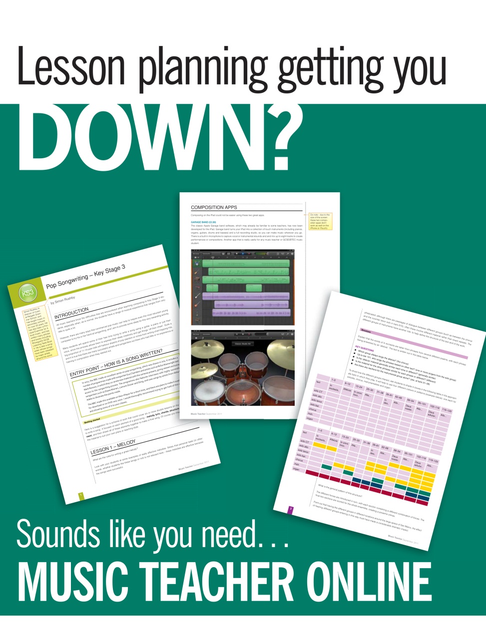 Music Teacher Preview Pages