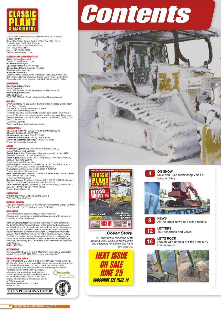 Classic Plant & Machinery Preview Pages