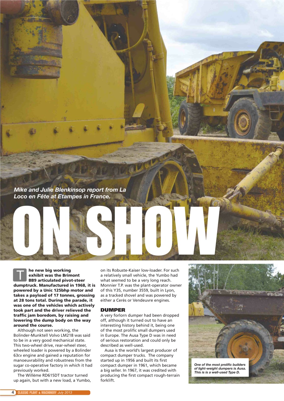 Classic Plant & Machinery Preview Pages