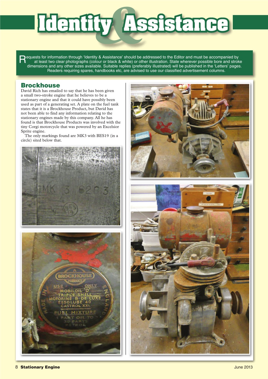 Stationary Engine Preview Pages