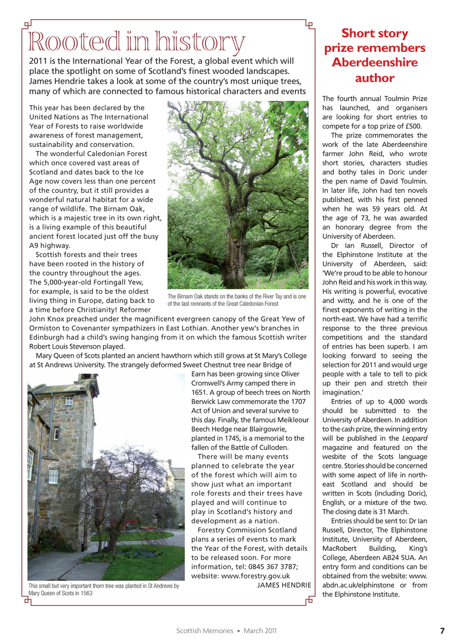 Scottish Memories Preview Pages