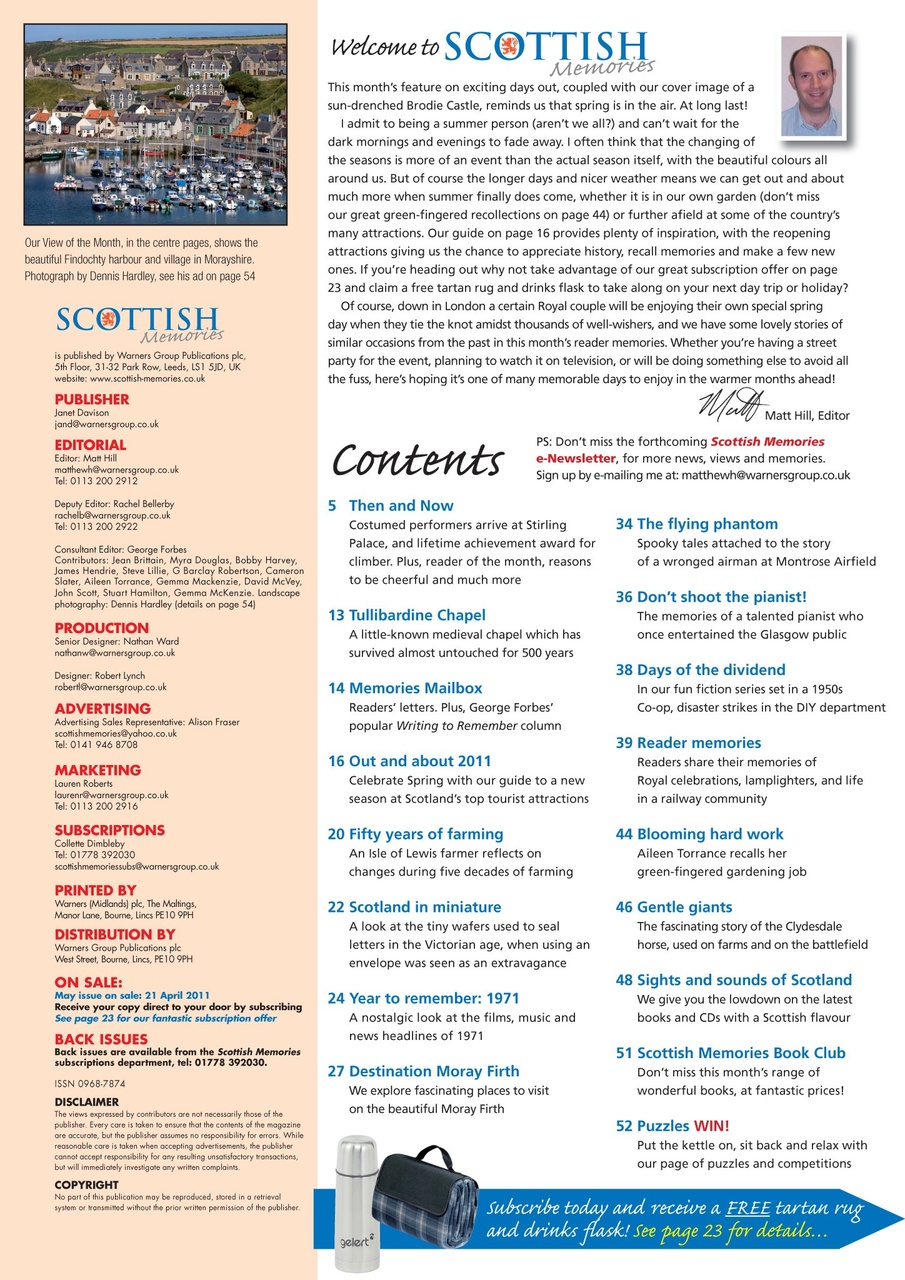 Scottish Memories Preview Pages