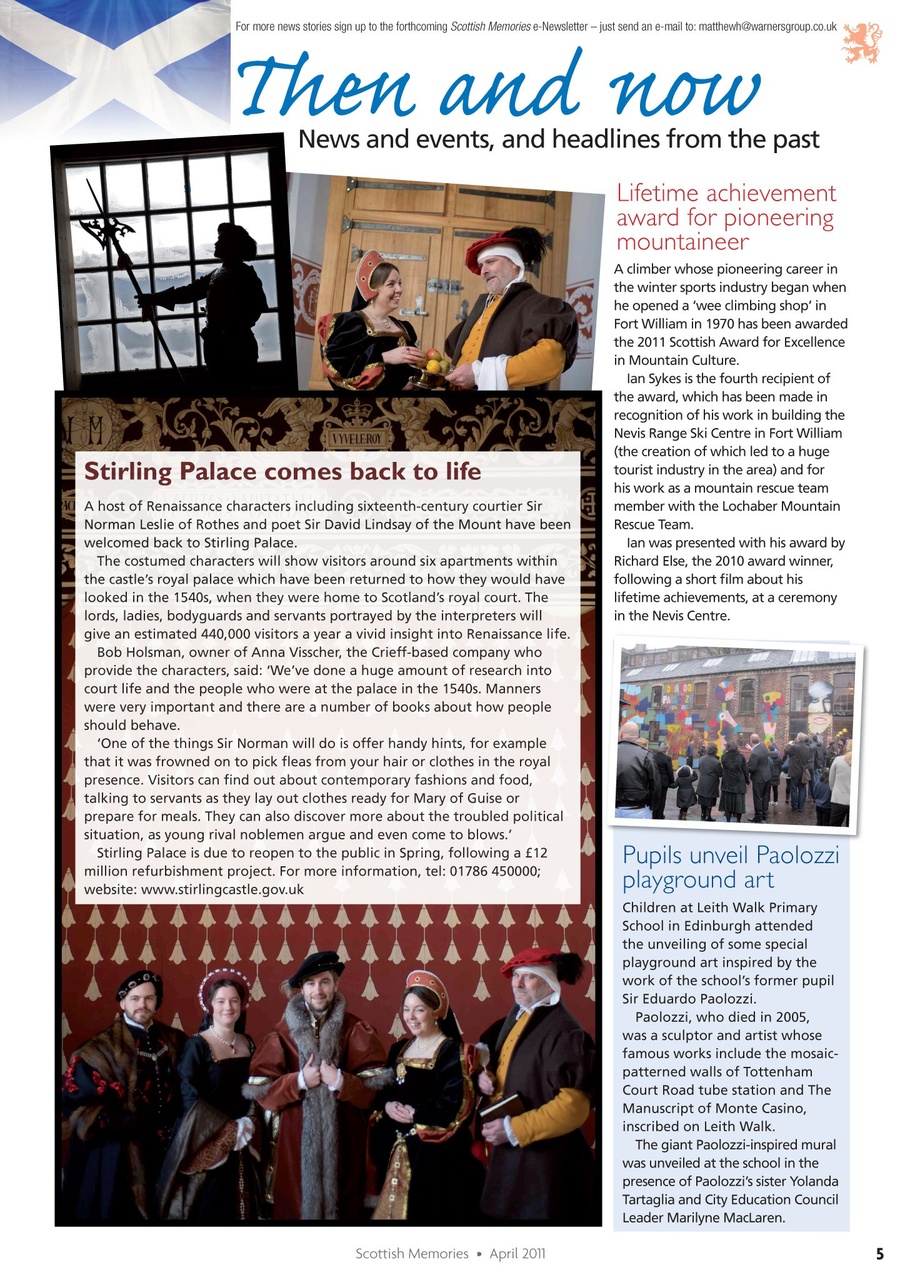 Scottish Memories Preview Pages