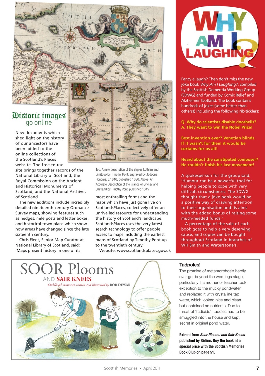 Scottish Memories Preview Pages