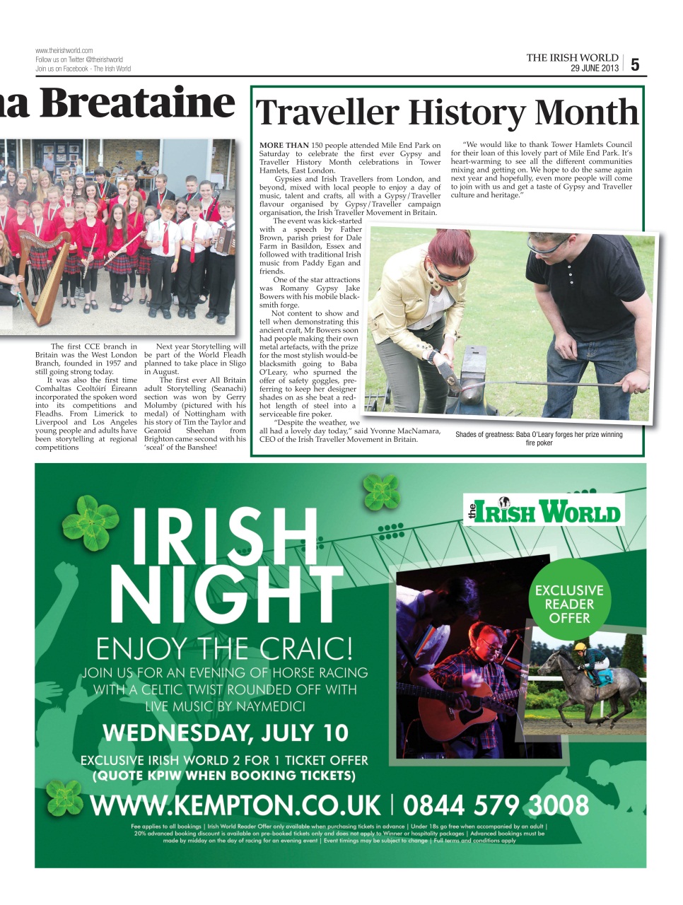 Irish World Preview Pages
